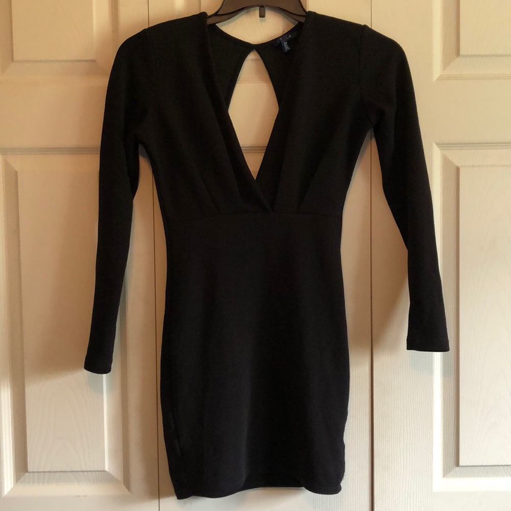 Black cocktail dress